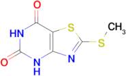 2-(methylsulfanyl)-4H,5H,6H,7H-[1,3]thiazolo[4,5-d]pyrimidine-5,7-dione