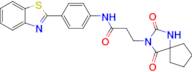 N-(4-(benzo[d]thiazol-2-yl)phenyl)-3-(2,4-dioxo-1,3-diazaspiro[4.4]Nonan-3-yl)propanamide