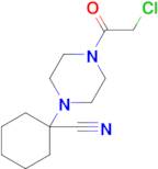 1-(4-(2-Chloroacetyl)piperazin-1-yl)cyclohexane-1-carbonitrile
