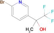 2-(6-Bromopyridin-3-yl)-1,1,1-trifluoropropan-2-ol