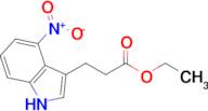 Ethyl 3-(4-nitro-1H-indol-3-yl)propanoate