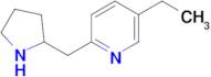 5-Ethyl-2-(pyrrolidin-2-ylmethyl)pyridine