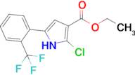 Ethyl 2-chloro-5-(2-(trifluoromethyl)phenyl)-1H-pyrrole-3-carboxylate