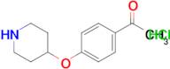 1-(4-(Piperidin-4-yloxy)phenyl)ethan-1-one hydrochloride