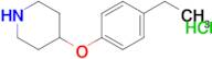 4-(4-Ethylphenoxy)piperidine hydrochloride