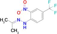 1-(2-Nitro-4-(trifluoromethyl)phenyl)-2-(propan-2-ylidene)hydrazine