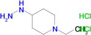 1-Ethyl-4-hydrazinylpiperidine dihydrochloride