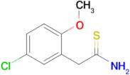 2-(5-Chloro-2-methoxyphenyl)ethanethioamide