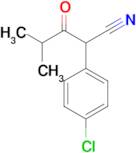 2-(4-Chlorophenyl)-4-methyl-3-oxopentanenitrile