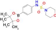 N-(4-(4,4,5,5-tetramethyl-1,3,2-dioxaborolan-2-yl)phenyl)morpholine-4-sulfonamide