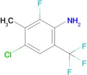 4-Chloro-2-fluoro-3-methyl-6-(trifluoromethyl)aniline