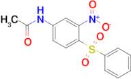 N-(3-nitro-4-(phenylsulfonyl)phenyl)acetamide