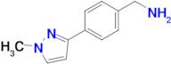 (4-(1-Methyl-1H-pyrazol-3-yl)phenyl)methanamine