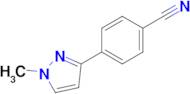 4-(1-Methyl-1H-pyrazol-3-yl)benzonitrile
