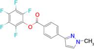Perfluorophenyl 4-(1-methyl-1H-pyrazol-3-yl)benzoate