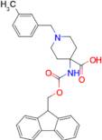 4-((((9H-fluoren-9-yl)methoxy)carbonyl)amino)-1-(3-methylbenzyl)piperidine-4-carboxylic acid