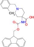 4-((((9H-fluoren-9-yl)methoxy)carbonyl)amino)-1-(2-methylbenzyl)piperidine-4-carboxylic acid