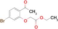 Ethyl 2-(2-acetyl-5-bromophenoxy)acetate