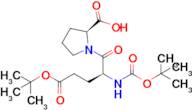 ((S)-5-(tert-butoxy)-2-((tert-butoxycarbonyl)amino)-5-oxopentanoyl)-L-proline