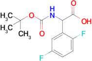 2-((Tert-butoxycarbonyl)amino)-2-(2,5-difluorophenyl)acetic acid