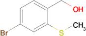 (4-Bromo-2-(methylthio)phenyl)methanol