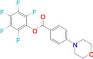 Perfluorophenyl 4-morpholinobenzoate