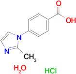 4-(2-Methyl-1H-imidazol-1-yl)benzoic acid hydrochloride hydrate