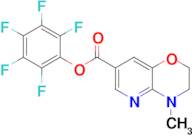 Perfluorophenyl 4-methyl-3,4-dihydro-2H-pyrido[3,2-b][1,4]oxazine-7-carboxylate
