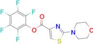 Perfluorophenyl 2-morpholinothiazole-4-carboxylate