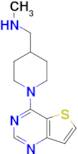 N-methyl-1-(1-(thieno[3,2-d]pyrimidin-4-yl)piperidin-4-yl)methanamine