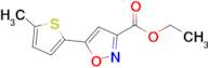 Ethyl 5-(5-methylthiophen-2-yl)isoxazole-3-carboxylate