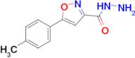 5-(P-tolyl)isoxazole-3-carbohydrazide