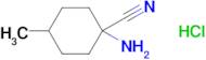 1-Amino-4-methylcyclohexane-1-carbonitrile hydrochloride