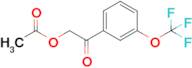 2-Oxo-2-(3-(trifluoromethoxy)phenyl)ethyl acetate