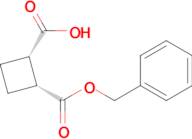 (1S,2R)-2-((benzyloxy)carbonyl)cyclobutane-1-carboxylic acid