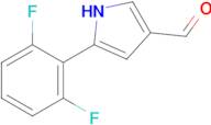 5-(2,6-Difluorophenyl)-1H-pyrrole-3-carbaldehyde