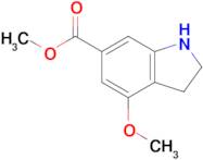 Methyl 4-methoxyindoline-6-carboxylate