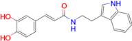 (E)-N-(2-(1H-indol-3-yl)ethyl)-3-(3,4-dihydroxyphenyl)acrylamide