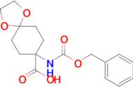 8-(((Benzyloxy)carbonyl)amino)-1,4-dioxaspiro[4.5]Decane-8-carboxylic acid