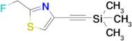 2-(Fluoromethyl)-4-((trimethylsilyl)ethynyl)thiazole