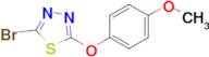 2-Bromo-5-(4-methoxyphenoxy)-1,3,4-thiadiazole