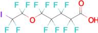 2,2,3,3,4,4,5,5-Octafluoro-5-(1,1,2,2-tetrafluoro-2-iodoethoxy)pentanoic acid