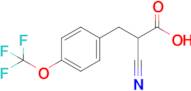 2-Cyano-3-(4-(trifluoromethoxy)phenyl)propanoic acid