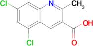 5,7-Dichloro-2-methylquinoline-3-carboxylic acid