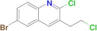 6-Bromo-2-chloro-3-(2-chloroethyl)quinoline