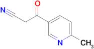 3-(6-Methylpyridin-3-yl)-3-oxopropanenitrile