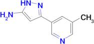 3-(5-methylpyridin-3-yl)-1H-pyrazol-5-amine