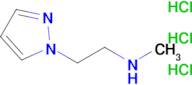 N-methyl-2-(1H-pyrazol-1-yl)ethan-1-amine trihydrochloride