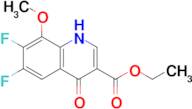 Ethyl 6,7-difluoro-8-methoxy-4-oxo-1,4-dihydroquinoline-3-carboxylate