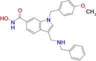 3-((Benzylamino)methyl)-N-hydroxy-1-(4-methoxybenzyl)-1H-indole-6-carboxamide